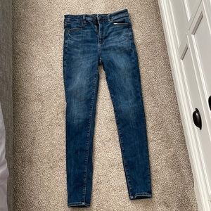 American Eagle jeggings. Size 8 long. High rise.